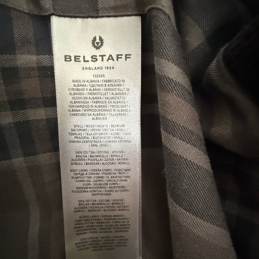 Belstaff  Heirloom Trialmaster Jacket, Black coated jacket size 14 - Picture 15 of 17